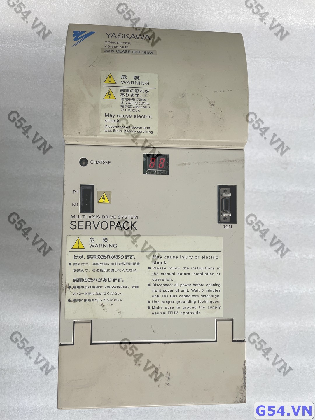 VS-656 MR5 ( CIMR-MR5D2015 ) YASKAWA CONVERTER 200V CLASS 3PH 15KW