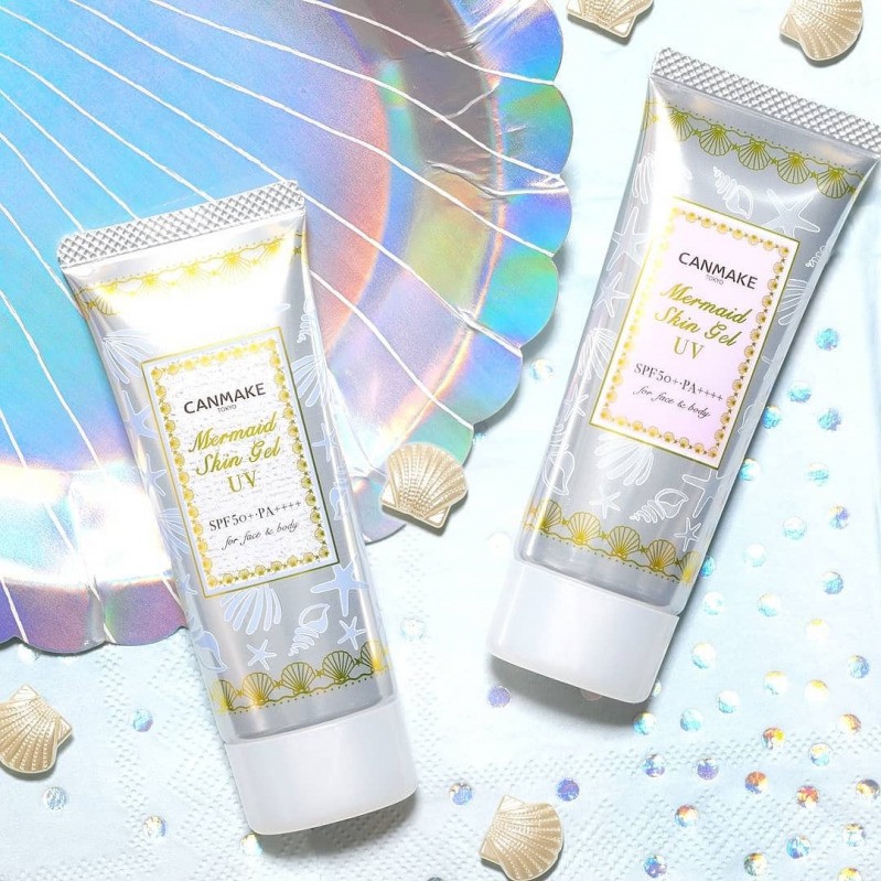 Kem lót Canmake Mermaid Skin Gel UV SPF50 PA++++ tuýp 40g