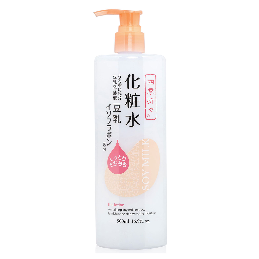 Nước hoa hồng Kumano Soymilk Shikiori dưỡng ẩm chiết xuất đậu nành 500ml