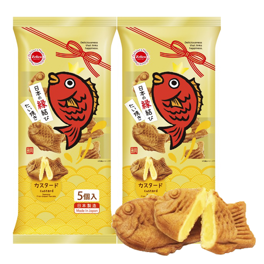 Bánh Cá Taiyaki Zelico Nhật Bản - 5c - Azuki