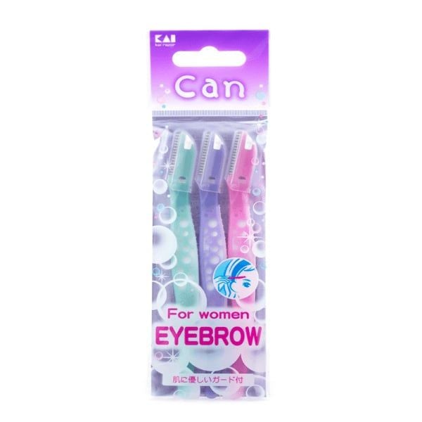 Set 3 dao cạo lông mày Kai Can