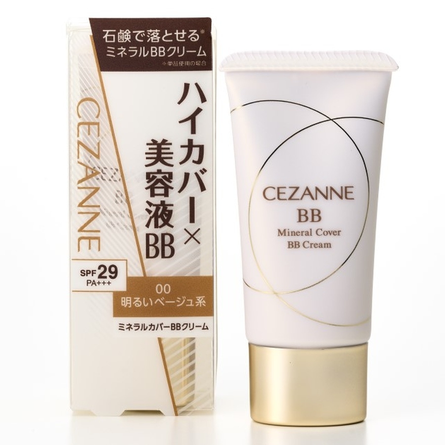Kem nền BB Cezanne Mineral Cover SPF 29 PA++++ tuýp 30g (3 màu) (00 - Da sáng)