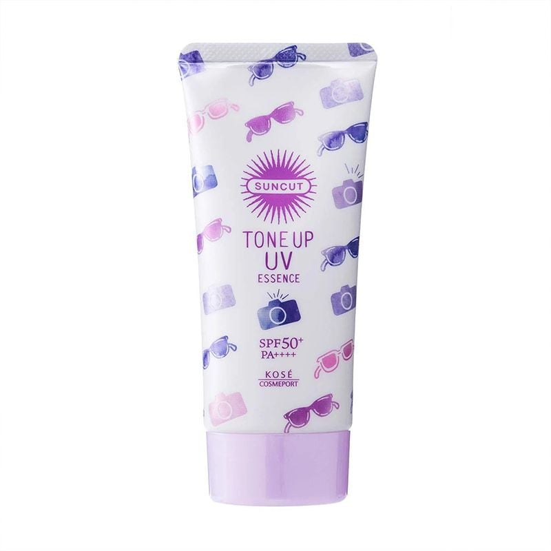 Kem chống nắng Kose Suncut Tone Up UV Essence Waterproof SPF 50+ PA++++ 80g