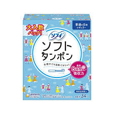 Tampon Unicharm Charm Soft hộp 34 chiếc