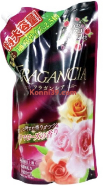Nước xả vải Fragancia 1500ml - hoa hồng