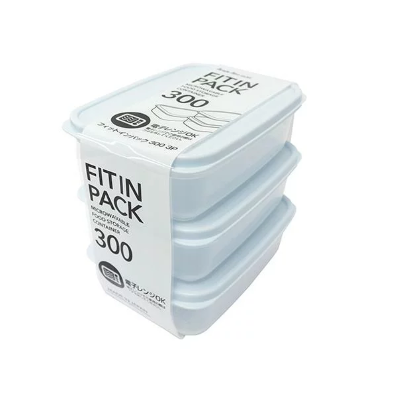 Set 2 hộp nhựa Sanada 600ml - trắng