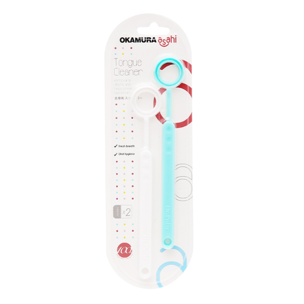 Dụng cụ cạo lưỡi Okamura Asahi set 2