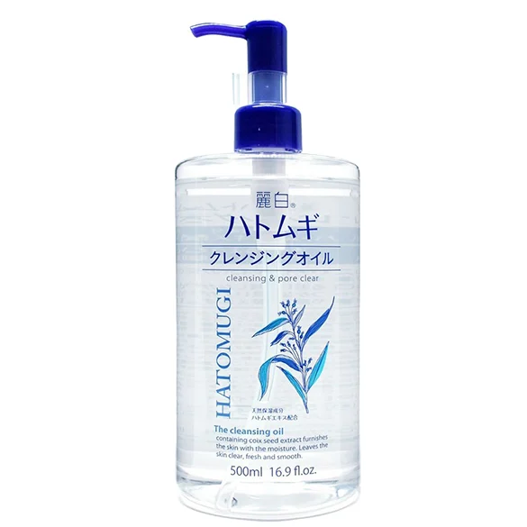 Dầu tẩy trang Hatomugi Cleansing Oil chai 500ml
