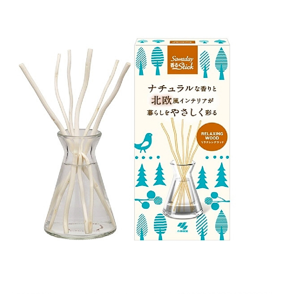 Cắm thơm phòng Sawaday Kaoru Stick hương thơm thiên nhiên 70ml (2 loại) (Hương hoa gỗ)