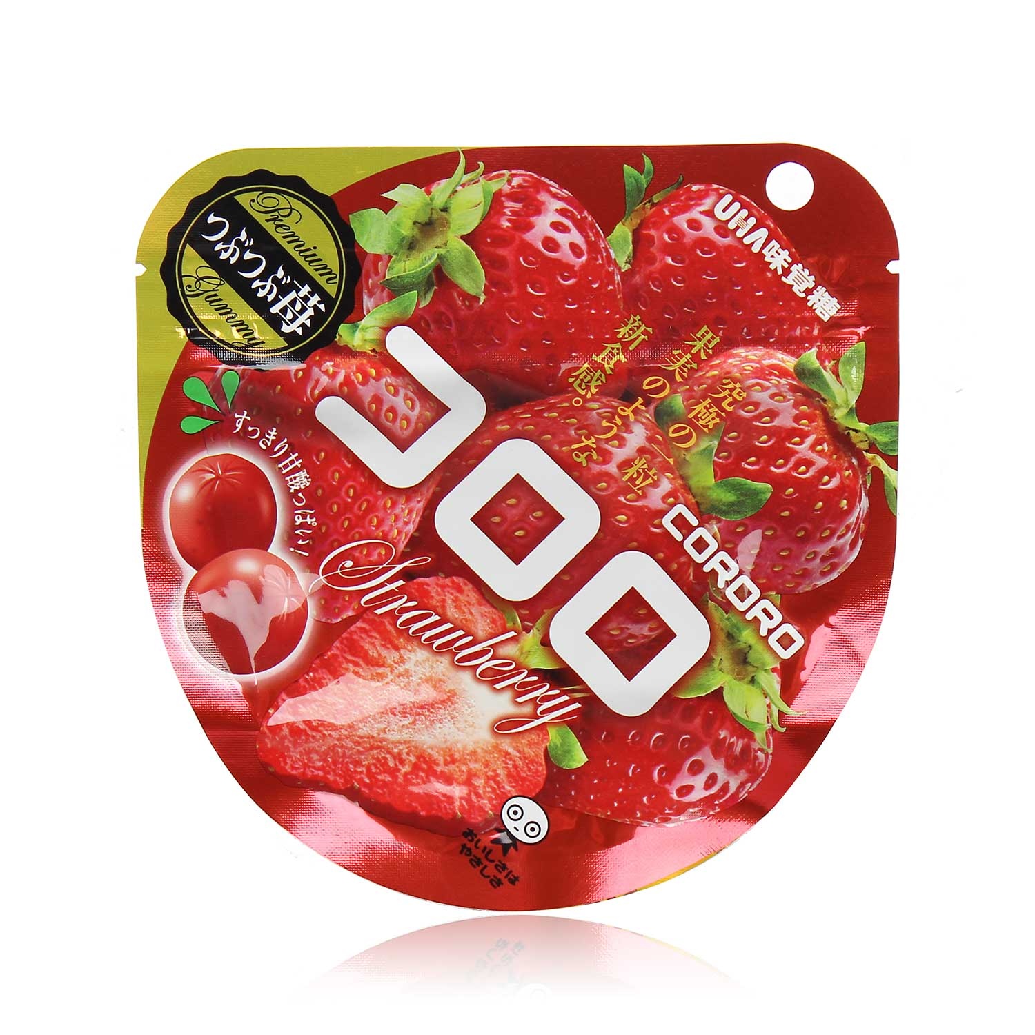 Kẹo dẻo UHA Kororo 40g (3 vị)  (Vị dâu)