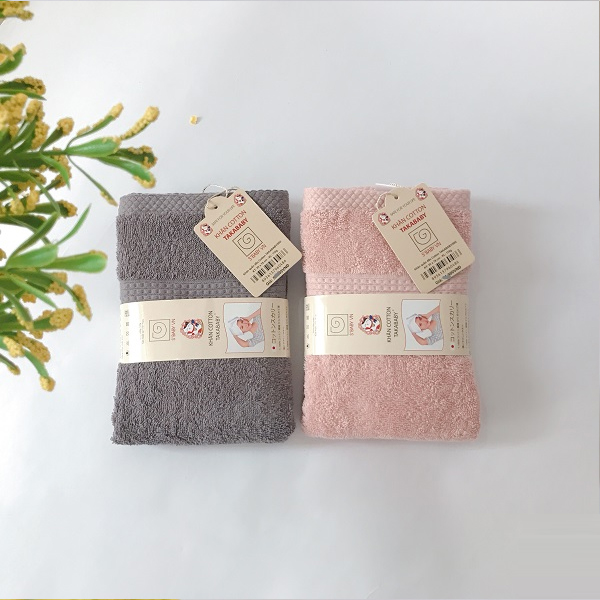 Khăn quấn đầu cotton S'BABY 35x78 cm
