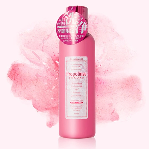 Nước súc miệng Propolinse 600ml (4 loại) (Hoa anh đào Sakura )