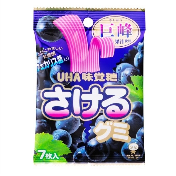 Kẹo dẻo UHA Sakeru 32.9g - vị nho