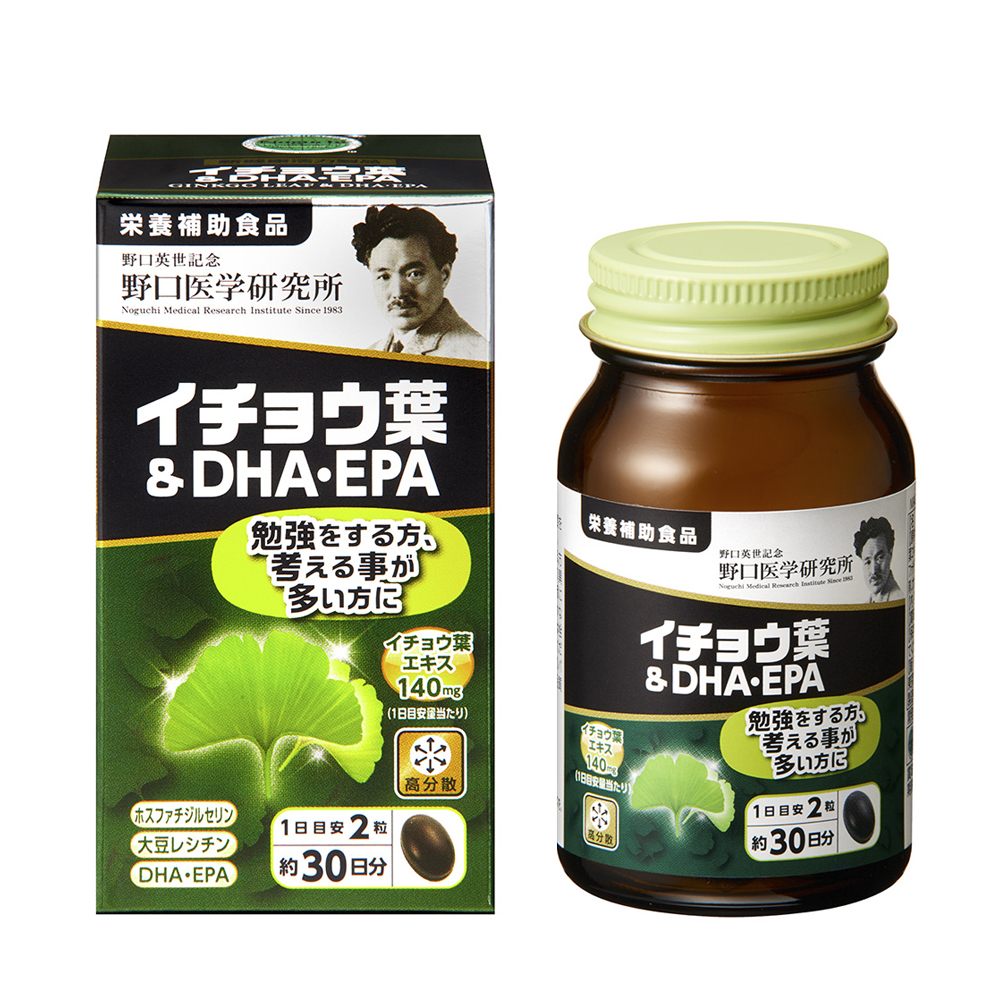 Viên uống bổ não Noguchi bổ sung DHA&EPA chiết xuất lá bạch quả 60 viên (mẫu mới)