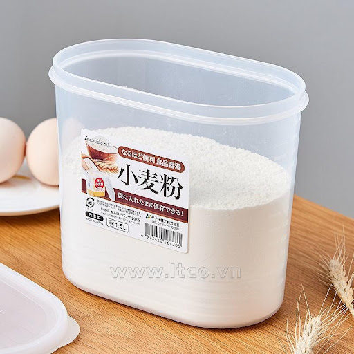 Hộp nhựa Sanada bảo quản đồ khô 1.5L