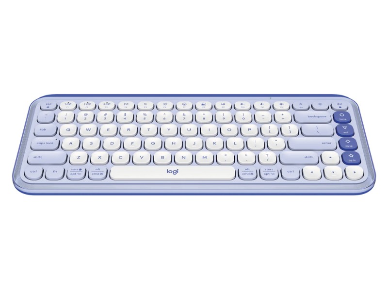 Bàn phím không dây Logitech POP ICON Keys màu tím (LILAC)