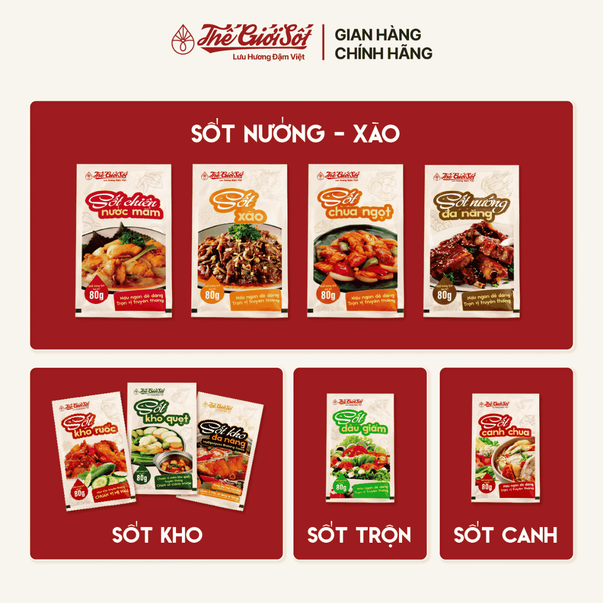 Sốt Nướng Đa Năng gói 80 gram
