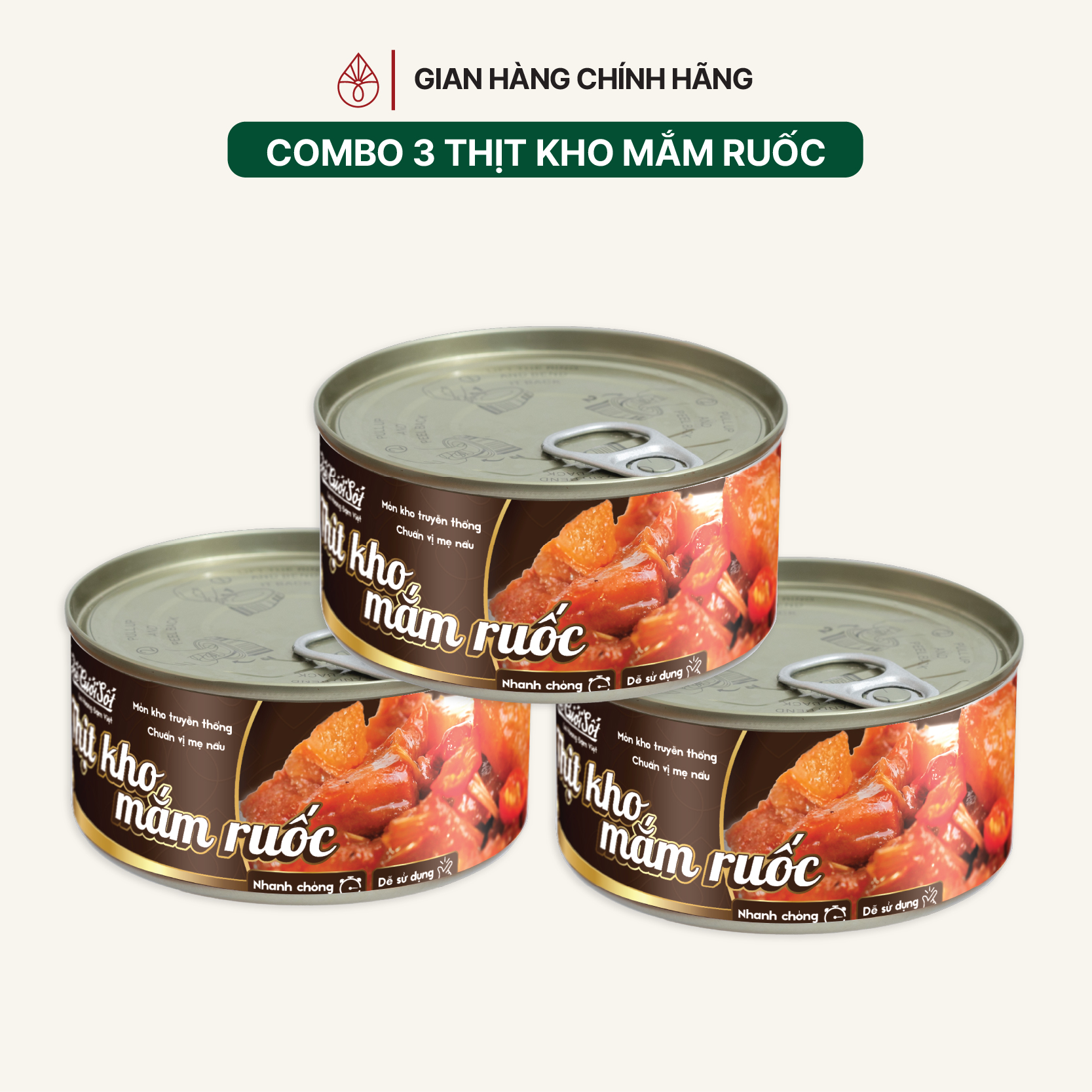 Thit Kho Mắm Ruốc hộp 180 gram