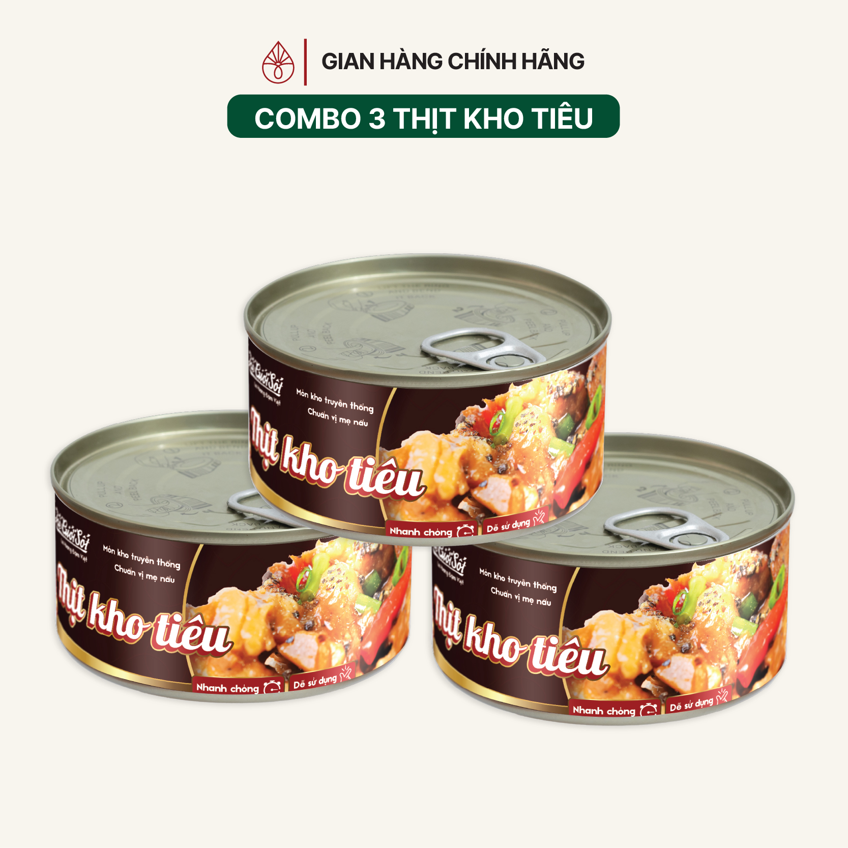 Thịt Kho Tiêu hộp 180 gram