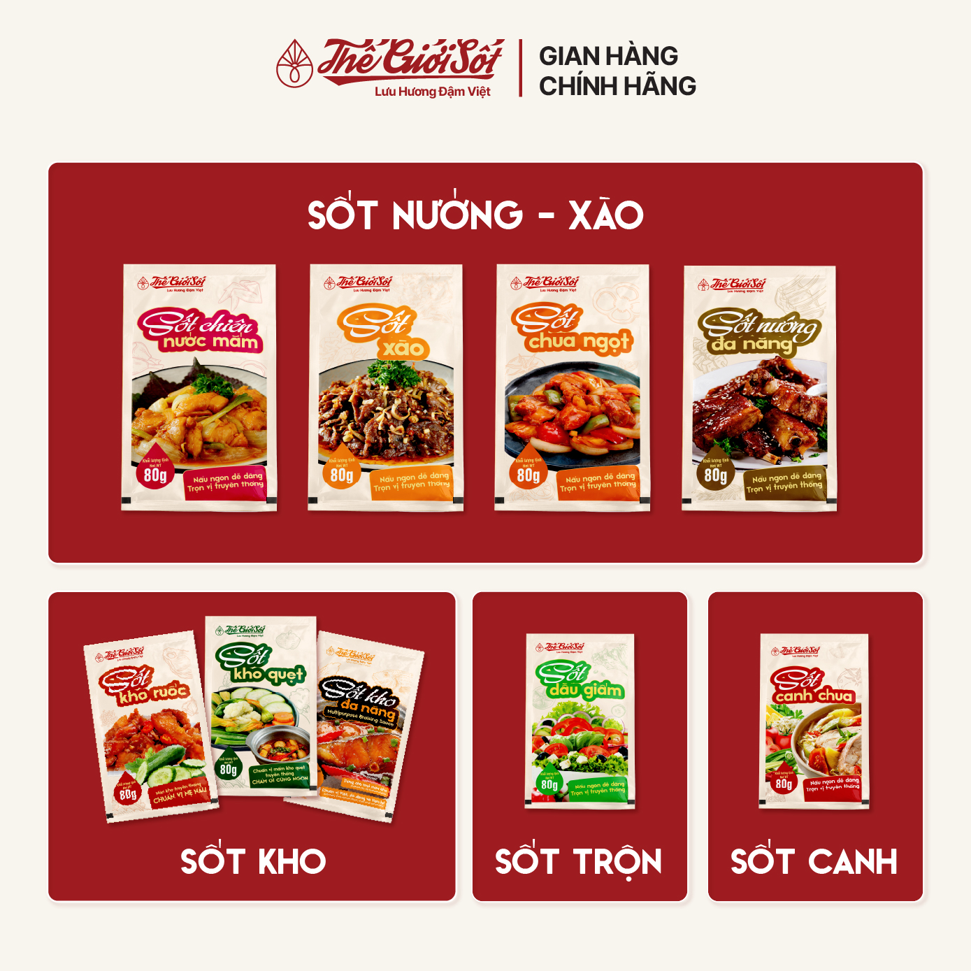 Sốt Kho Quẹt gói 80 gram