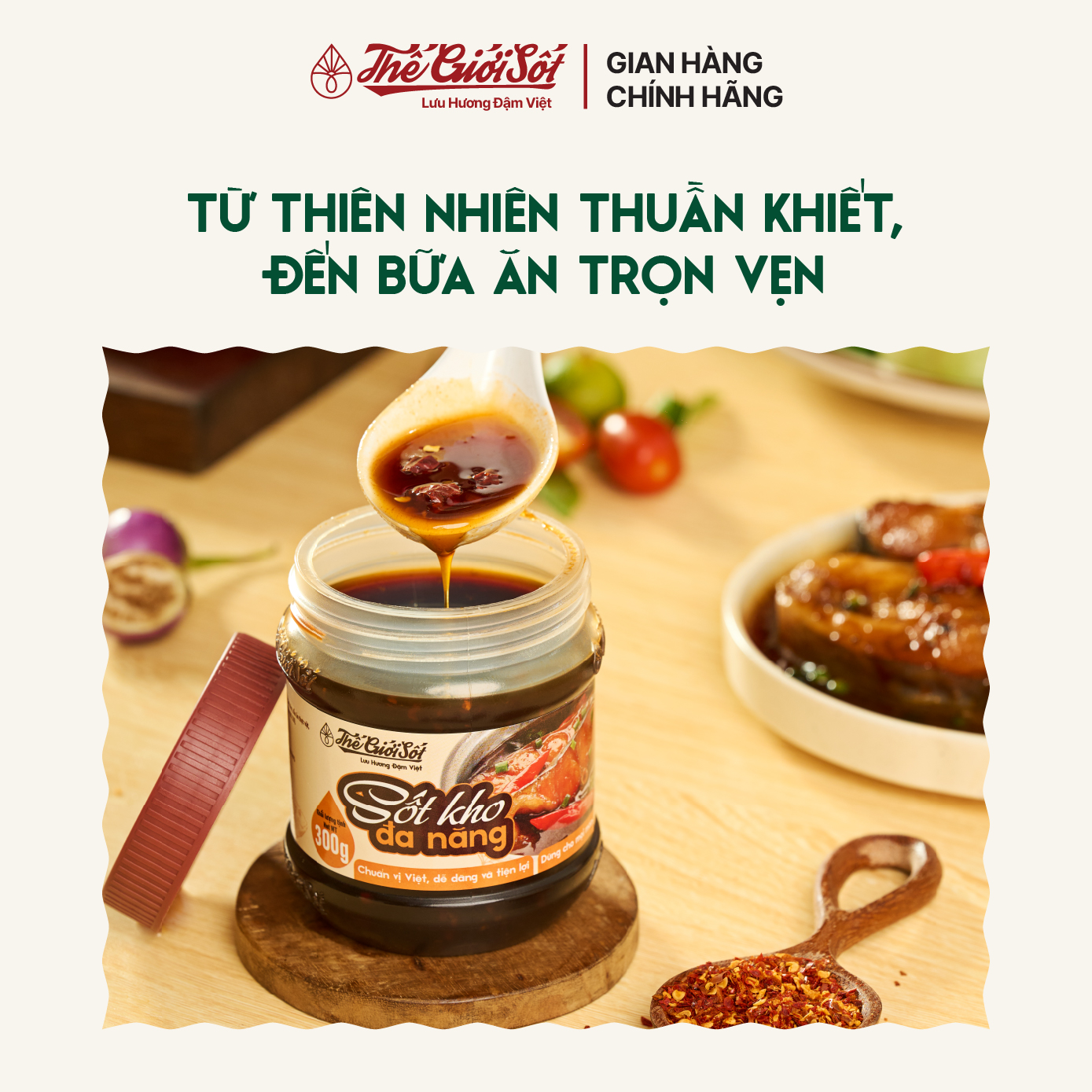 Sốt Kho Đa Năng hũ 300 gram