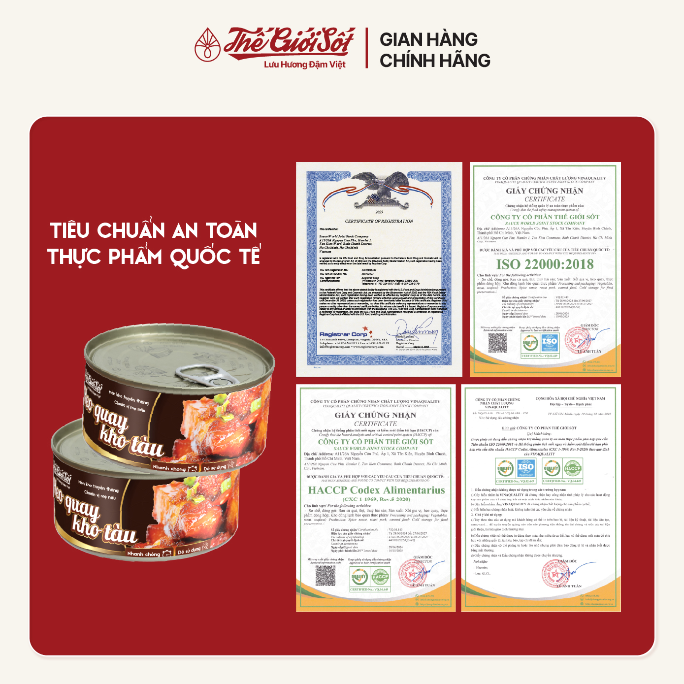 Heo Quay Kho Tàu hộp 180 gram