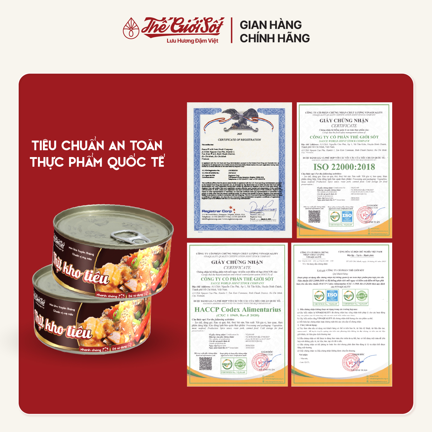 Thịt Kho Tiêu hộp 180 gram