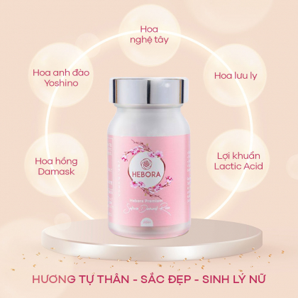 Viên uống hỗ trợ nội tiết Hebora Nhật Bản 60 viên