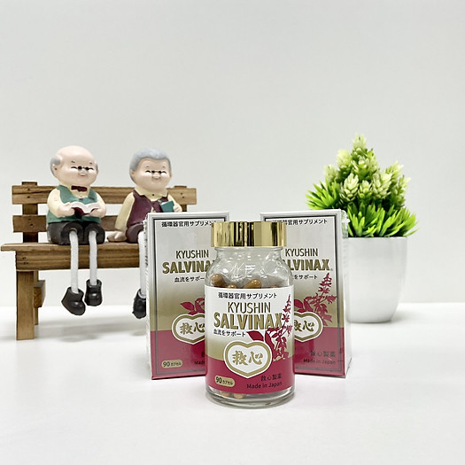 Viên uống bổ tim mạch KYUSHIN SALVINAX 90 Viên