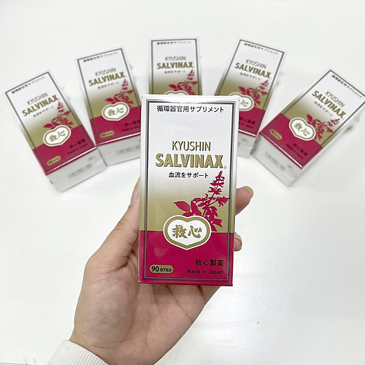 Viên uống bổ tim mạch KYUSHIN SALVINAX 90 Viên