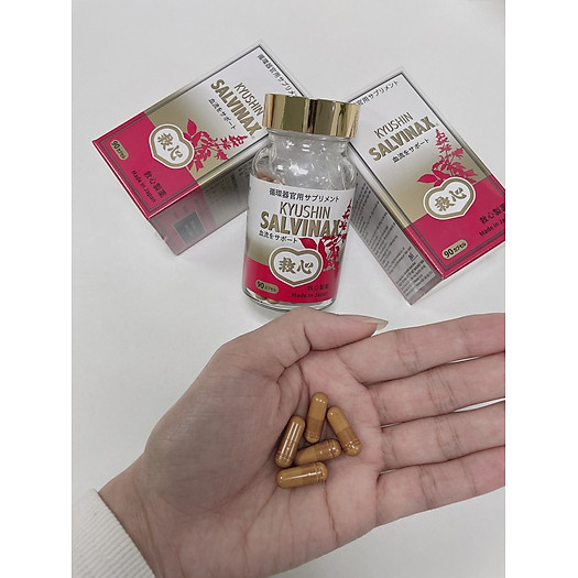 Viên uống bổ tim mạch KYUSHIN SALVINAX 90 Viên
