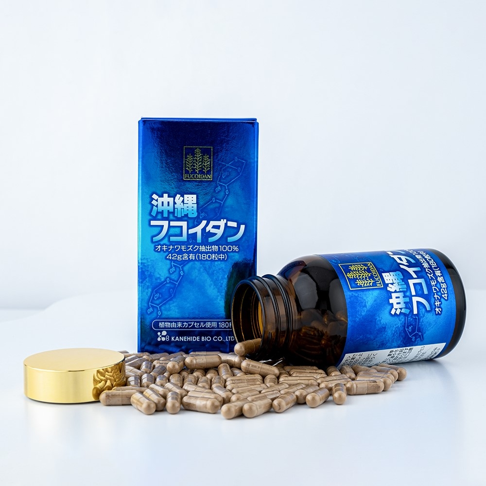 Fucoidan Okinawa 180 viên (Fucoidan Xanh) - Hàng Xuất Khẩu