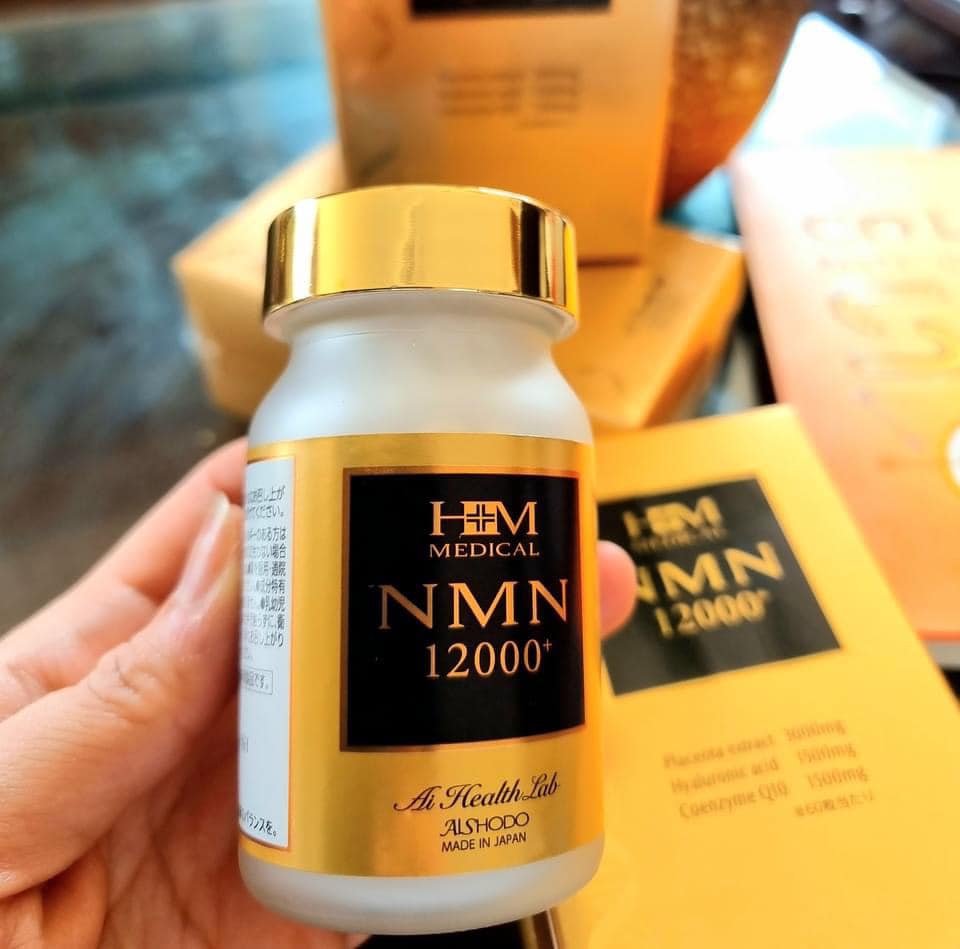 Viên Uống Giúp Trẻ Hóa Da NMN 12000 Aishodo 60 Viên Nhật Bản