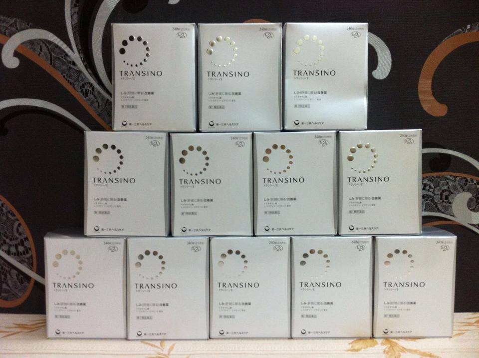 Viên uống giảm nám Transino Nhật Bản 240 viên