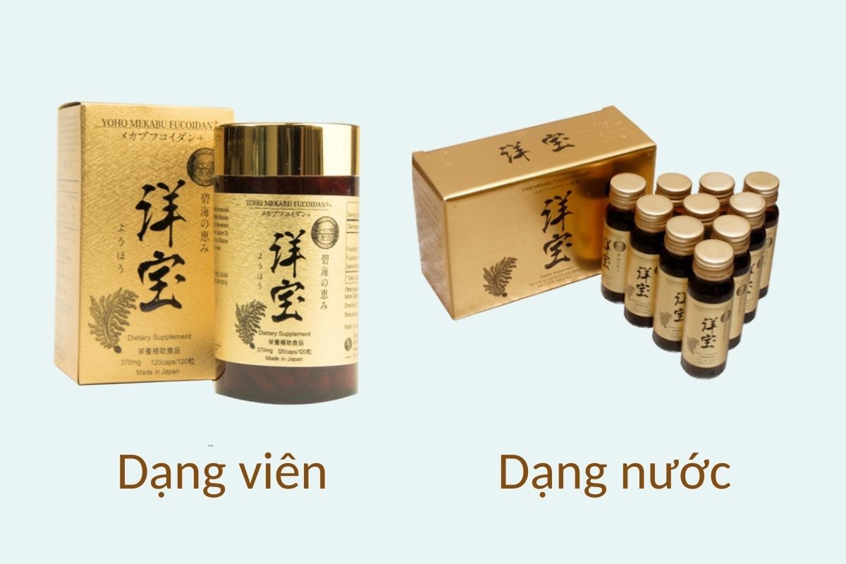 Yoho Mekabu Fucoidan Dạng Nước