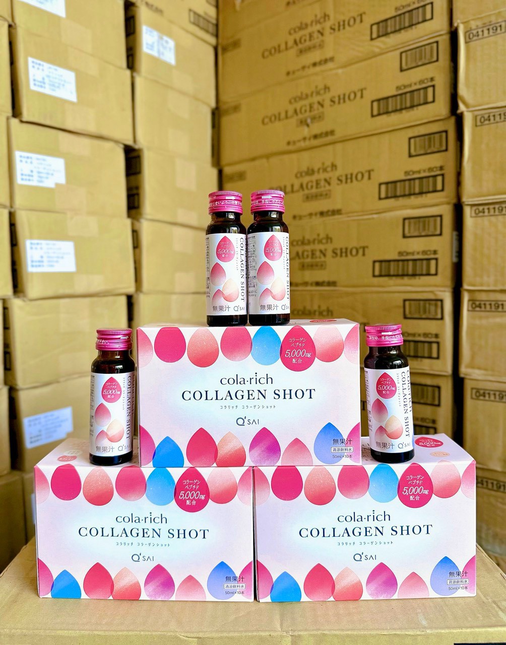 Cola Rich Collagen Shot Q'sai dạng nước của Nhật