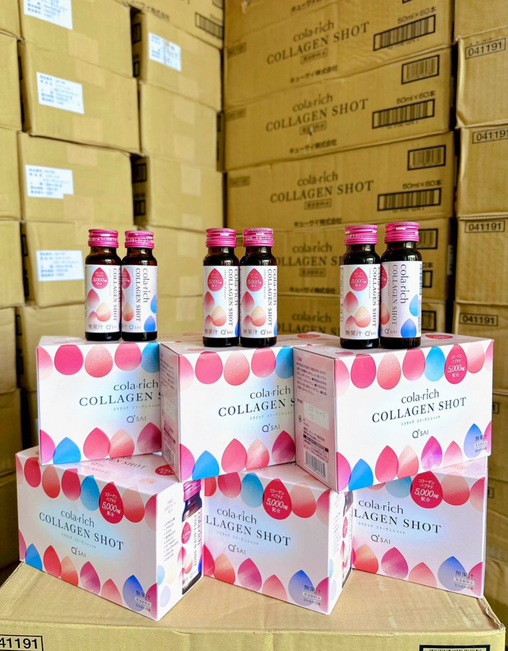 Cola Rich Collagen Shot Q'sai dạng nước của Nhật
