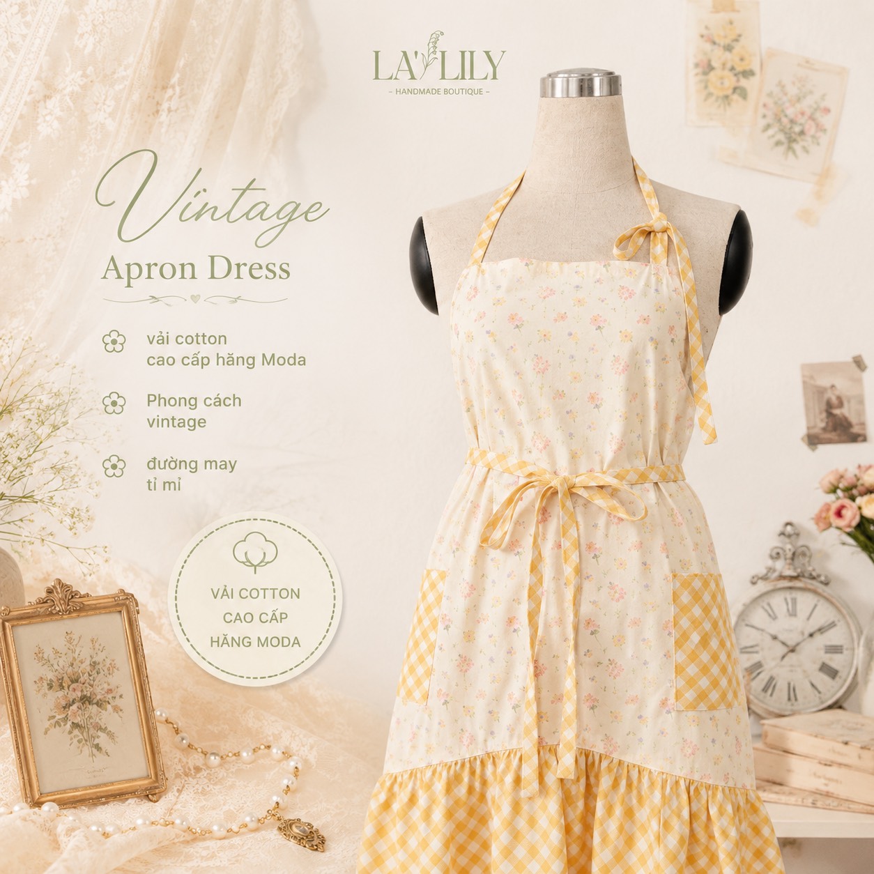 Tạp Dề Phong Cách Vintage