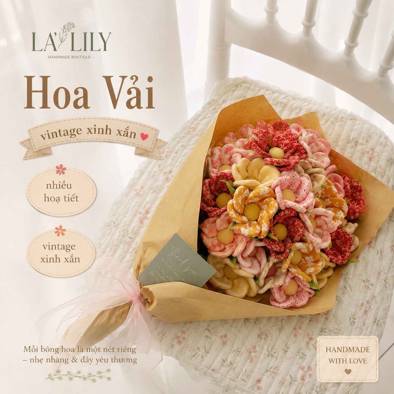 Hoa Vải 6 Cánh