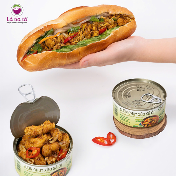 Sườn Chay Xào Sả Ớt Ăn Liền Tiện Lợi - TMF 100Gr