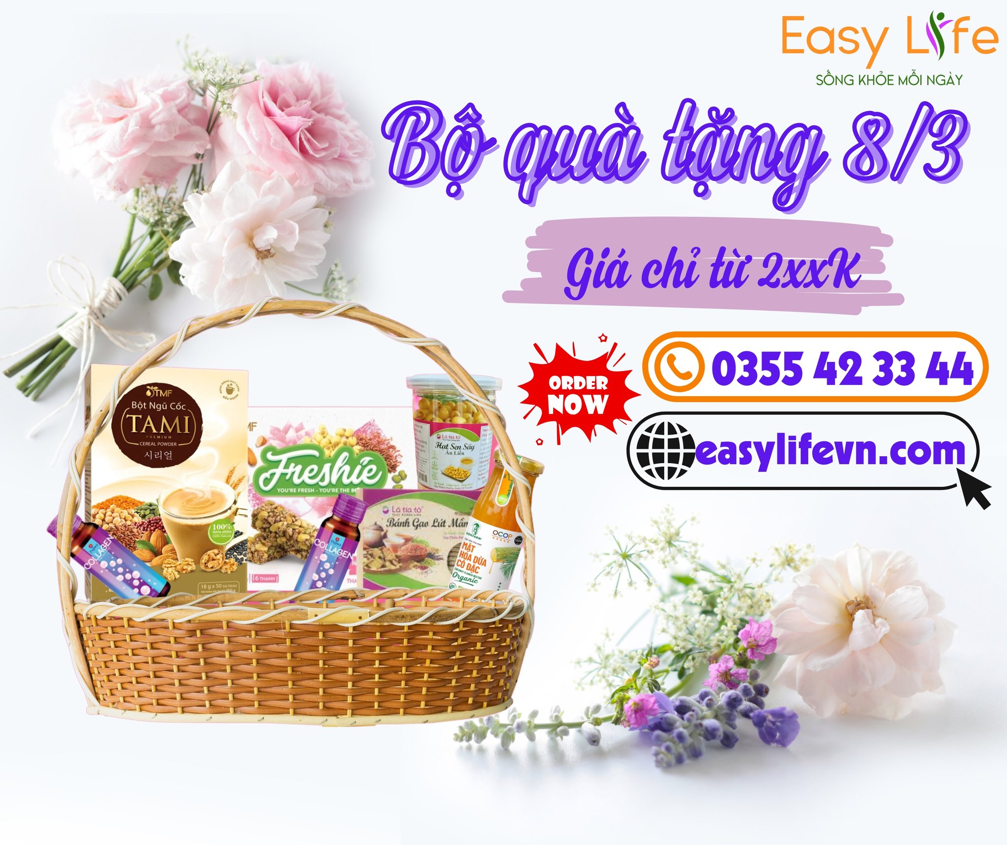 Qùa Tặng Ngày Quốc Tế Phụ Nữ 8/3