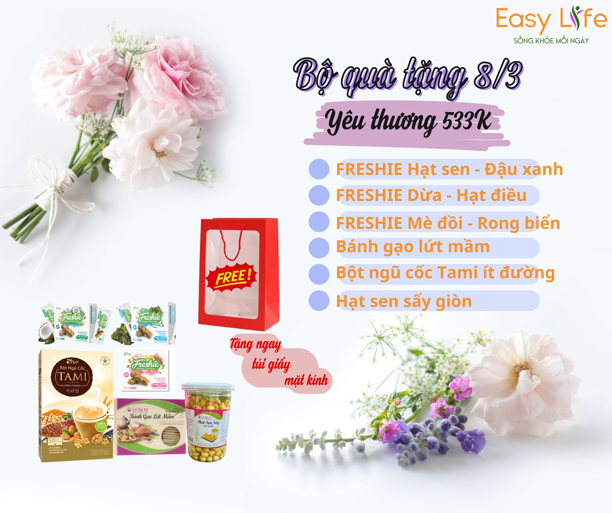 Qùa Tặng Ngày Quốc Tế Phụ Nữ 8/3