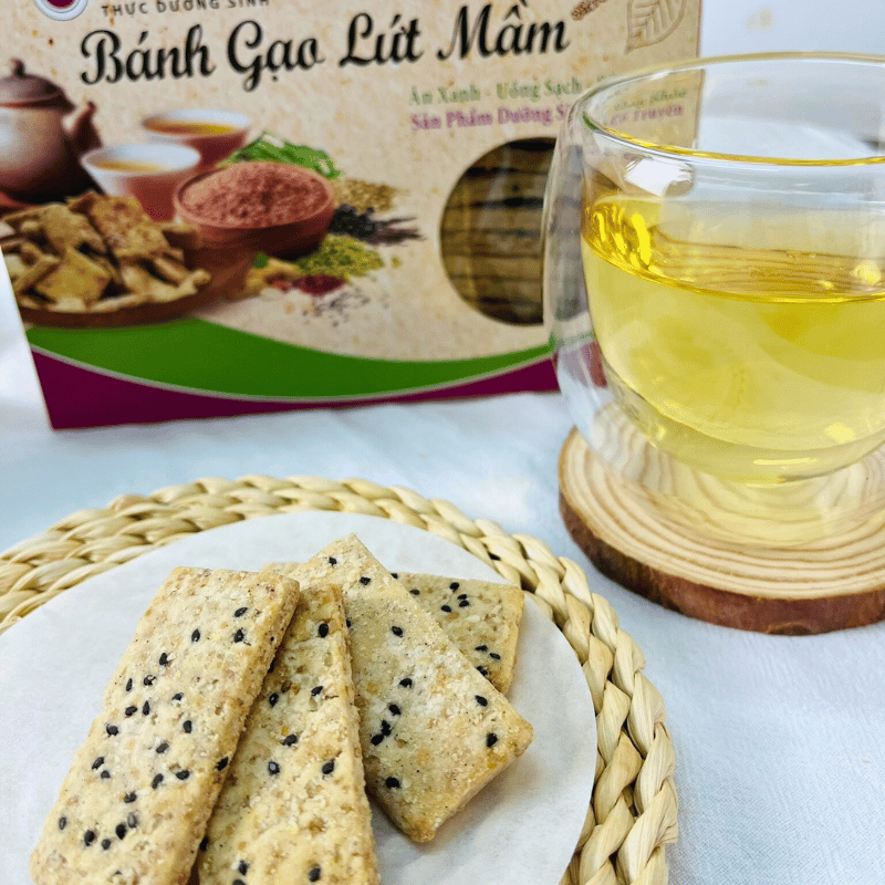 Bánh Gạo Lứt Mầm Ít Ngọt LTT