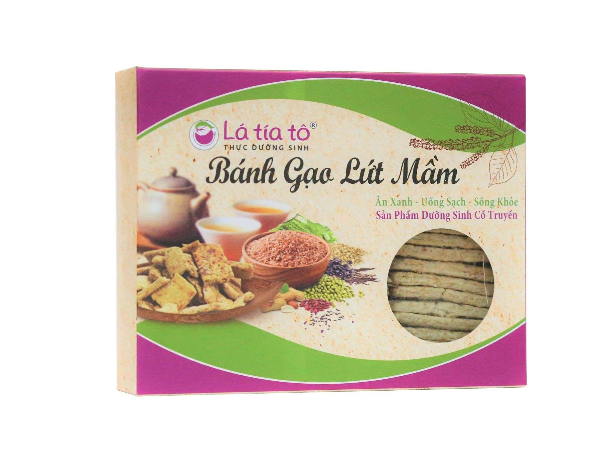Bánh Gạo Lứt Mầm Ít Ngọt LTT