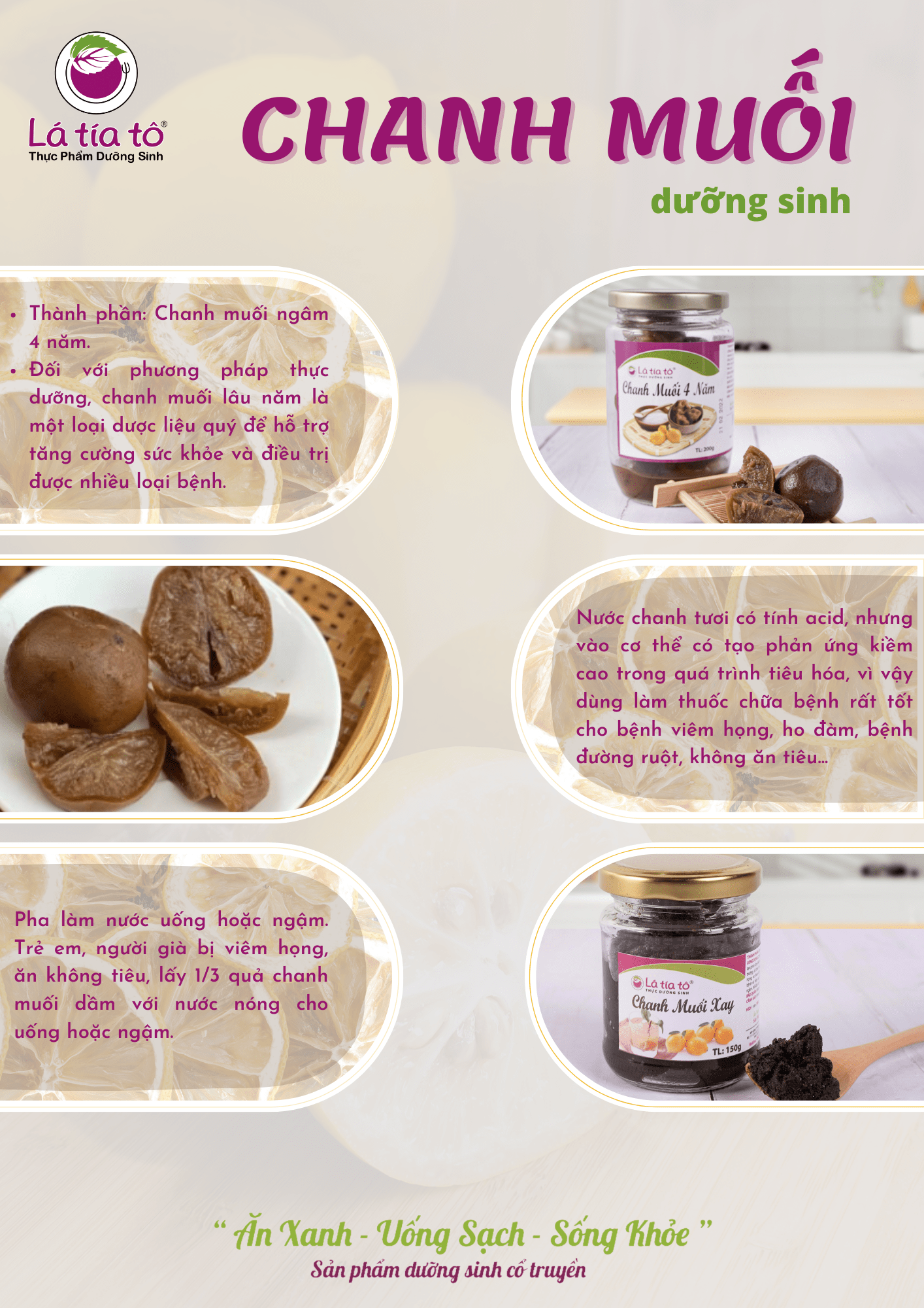 Chanh Muối Nguyên Trái Dưỡng Sinh - LTT