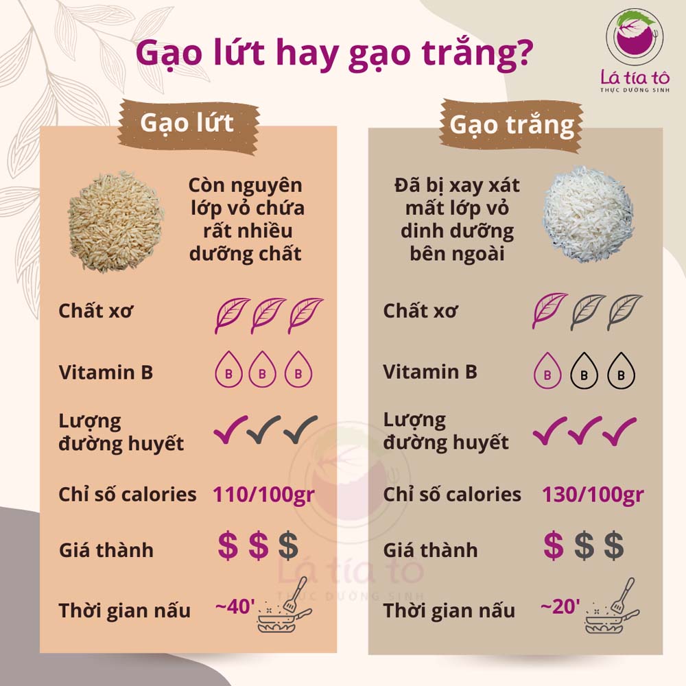Gạo Lứt Đậu Gà LTT