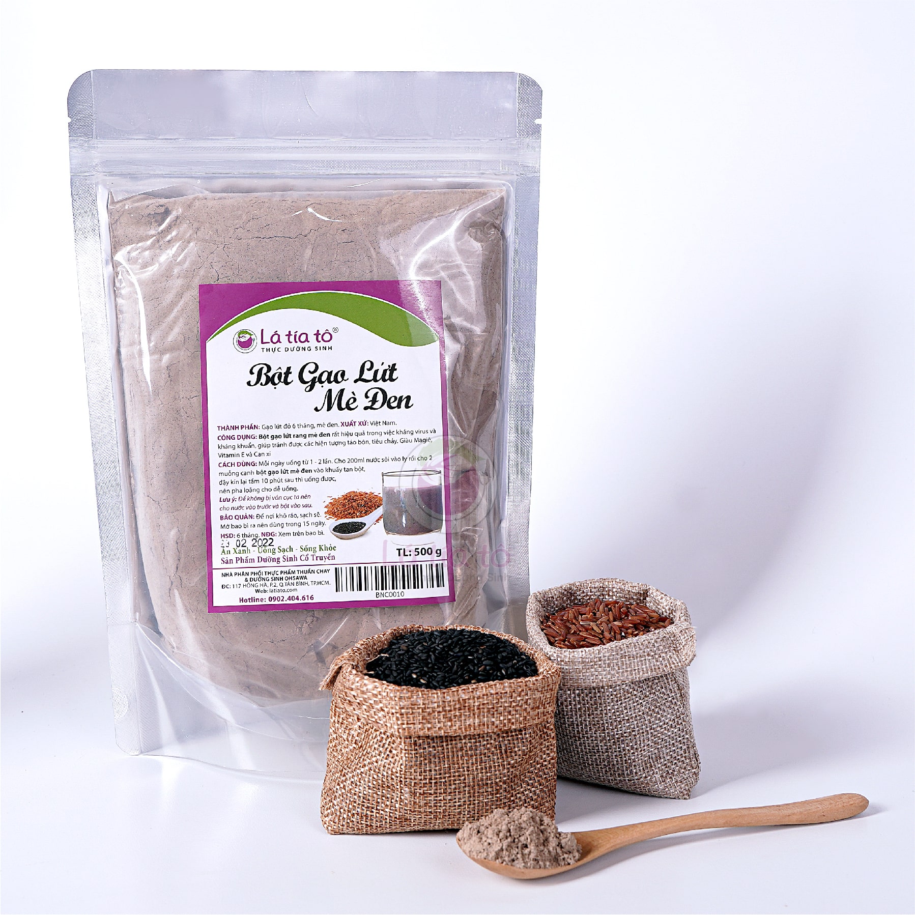 Bột Gạo Lứt Mè Đen - LTT