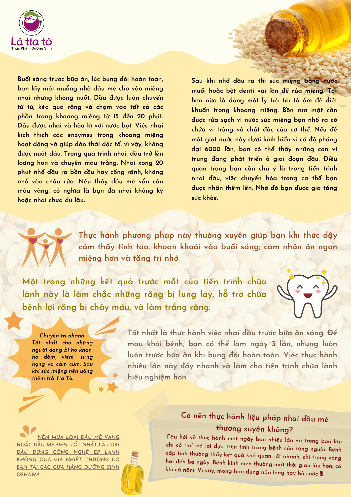 Dầu Mè Đen Nguyên Chất - LTT