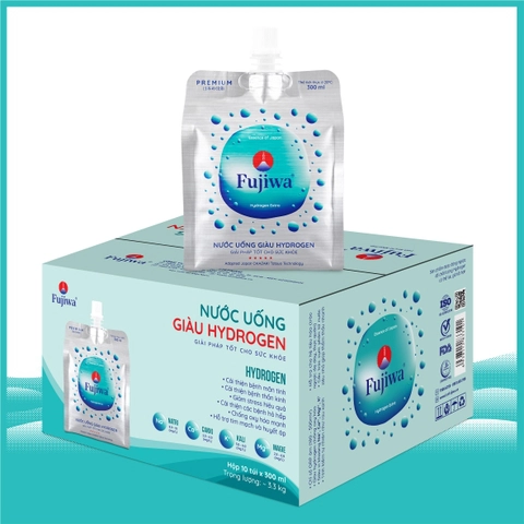 Nước Uống Fujiwa Giàu Hydrogen Cao Cấp - Dạng Túi Bạc