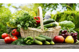Rau, củ, quả, trái cây tươi
